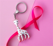 Sopie la Girafe Limited edition Pink October Nøglering